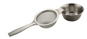 Tea Strainer Single Arm with Drip Bowl