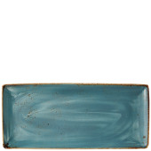Steelite Craft Blue Rectangle Four Platter 37 x 16.5cm/6.5" (Pack of 6)