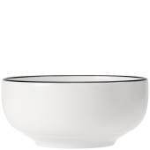 Steelite Asteria Bowl Black Rim 13.5 x 5.75cm/5 x 2" 470ml/16.5oz (Pack of 12)