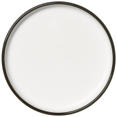 Steelite Asteria Walled Plate Black Rim 16.5cm/6.5" (Pack of 12)