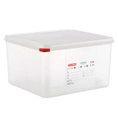 Araven GN 2/3 Gastronorm Sealing Food Storage Container 200mm 19 Litre (Pack of 4)