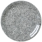 Steelite Ink Crackle Black Coupe Plate 20cm/8" (Pack of 12)