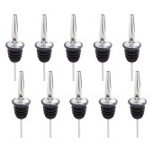 Beaumont Freeflow Shot Spirit Pourer Stainless Steel (Pack of 10)