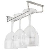 Chrome Wine Glass Rack 25cm/10"