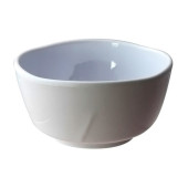 White Melamine Bowl Round 16oz 473ml