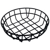 Round Bread Basket Black 8"