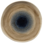 Stonecast Aqueous Blue Round Trace Plate 10.37"