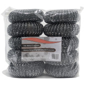 Galvanised Steel Metal Scourers Large 40g (Pack of 10)