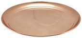 Copper Bar Drinks Tray Round 30cm