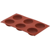 Lacor Pastryflex Silicone Half-Spheres 6 Mould 7cm
