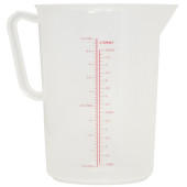 Clear Polypropylene Measuring Jug (5 Litre)
