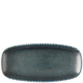 Churchill Astro Metallic Blue Chefs Oblong Plate 12.7 x 26.9cm/5 x 10.6" (Pack of 12)