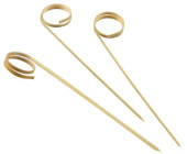 Curly Bamboo Skewer 12cm x100