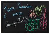 Wall Chalkboard Black 40 x 60cm