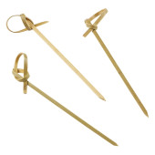 Bamboo Looped Skewer 90mm (3.5 Inch) Pack of 250