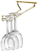 Brass Plated Glass Rack Stemware Hanger 61cm/24"