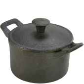Mini Cast Iron Casserole Dish 10 x 6cm (Pack of 6)