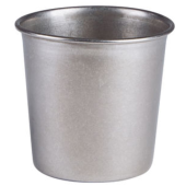 Antique Steel Chip Cup 85mm