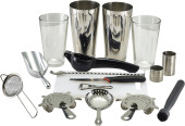 Genware Professional Barware Cocktail Gift Set 17 Piece