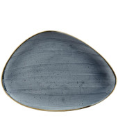 Churchill Stonecast Blueberry Chefs Triangle Plate 30.4 x 20.5cm/12 x 8" (Pack of 6)