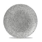 Raku Jasper Grey Evolve Coupe Plate 10.25 Inch