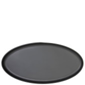 Copenhagen Melamine Black Oval Dish 55cm/21.65" 350ml/12.3oz