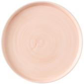 Churchill Stonecast Canvas Coral Walled Plate 21cm/8.25" (Pack of 6)