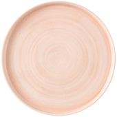 Churchill Stonecast Canvas Coral Walled Plate 28cm/11" (Pack of 6)