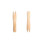 Birchwood Disposable Wooden Chip Forks