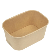 Kraft Takeaway Deli Container Rectangular 1000ml/34oz (Pack of 300)