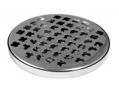 Round Bar Drip Tray Spirit Measure Drainer Stainless Steel 15cm