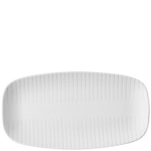 Churchill Era Grey Chefs Oblong Plate 35.5 x 18.9cm/13.9 x 7.4" (Pack of 6)