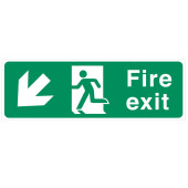 Fire Exit Fire Safety Sign for Catering