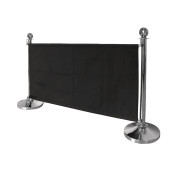 Bolero Black Canvas Barrier