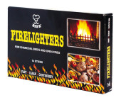 Big K Charcoal Firelighter Blocks (Pack of 14)