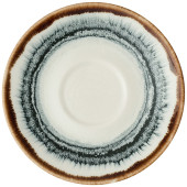 Dudson Harvest Flare Natural Cafe Cappuccino Saucer 15.6cm/6.1" (Pack of 12)