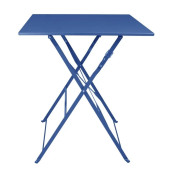 Bolero Perth Pavement Style Square Table Dark Navy