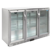 Polar G-Series Back Bar Cooler Triple Hinged Doors 330 Litre