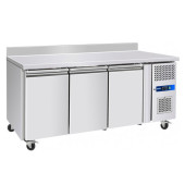 Prodis Three Door Stainless Steel Counter Freezer 416 Litre