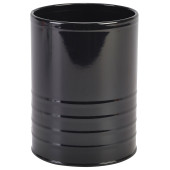 Galvanised Steel Can Black Cutlery Holder 11cm x 14.5cm (Pack of 12)