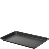 Baking Serving Tray Galvanized Steel Black 31.5 x 21.5 x 2cm