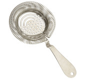 Genware Sprung Hawthorne Cocktail Strainer Stainless Steel