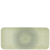 Dudson Harvest Grain Green Rectangular Plate 34.6 x 15.6cm/13.6 x 6.14" (Pack of 6)
