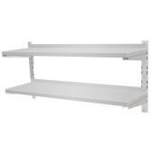 Hurricane Stainless Steel Double Wall Shelf 600mm