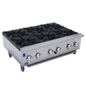 Hurricane 6 Burner Hob Gas Nat/LPG