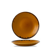 Dudson Harvest Brown Deep Coupe Plate 25.5cm
