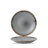 Dudson Harvest Grey Deep Coupe Plate 10 Inch