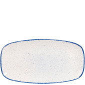 Churchill SHBIXO141 Stonecast Hints Indigo Chefs' Oblong Plate 35.5x18.9cm