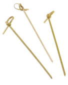 Bamboo Looped Skewers Wooden Cocktail Sticks 12cm Pack of 100
