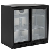 Blizzard Low Height Bottle Cooler 185L 2 Door (Sliding)